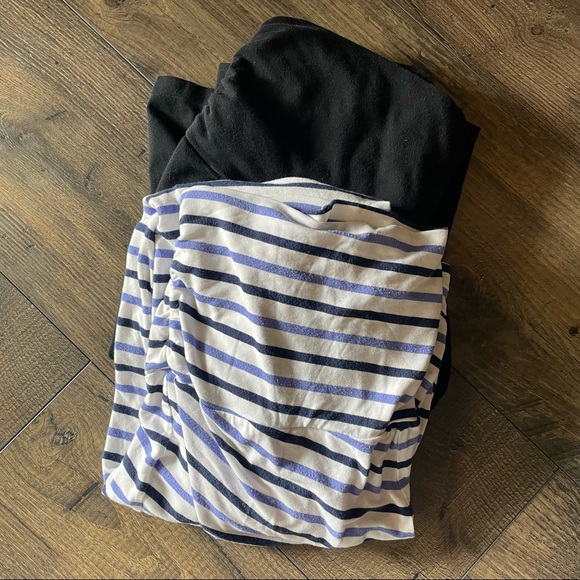 Old Navy Fold-Over Waist Maternity Jersey Lounge Pants Bundle - Picture 4 of 4